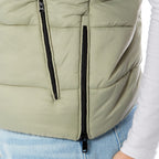 Designer Closeout - Charlotte West Padded Gilet with Hood  - Green (Size 10)- Limited Stock