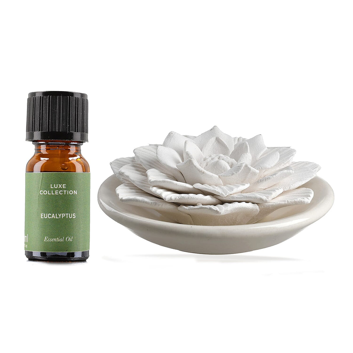 Ceramic Flower with Essential Oil Diffuser 7762530 0