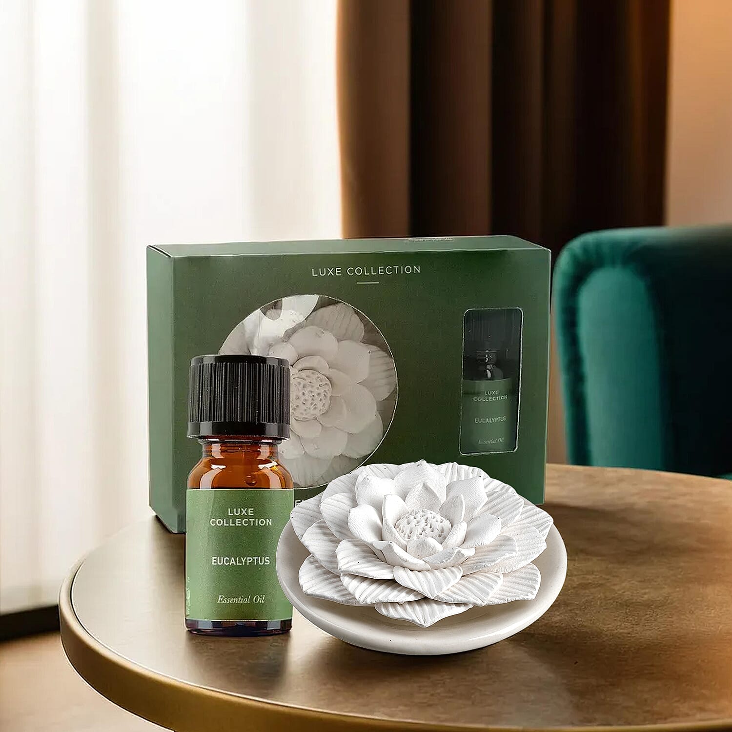 Ceramic Flower with Essential Oil Diffuser 7762530 2