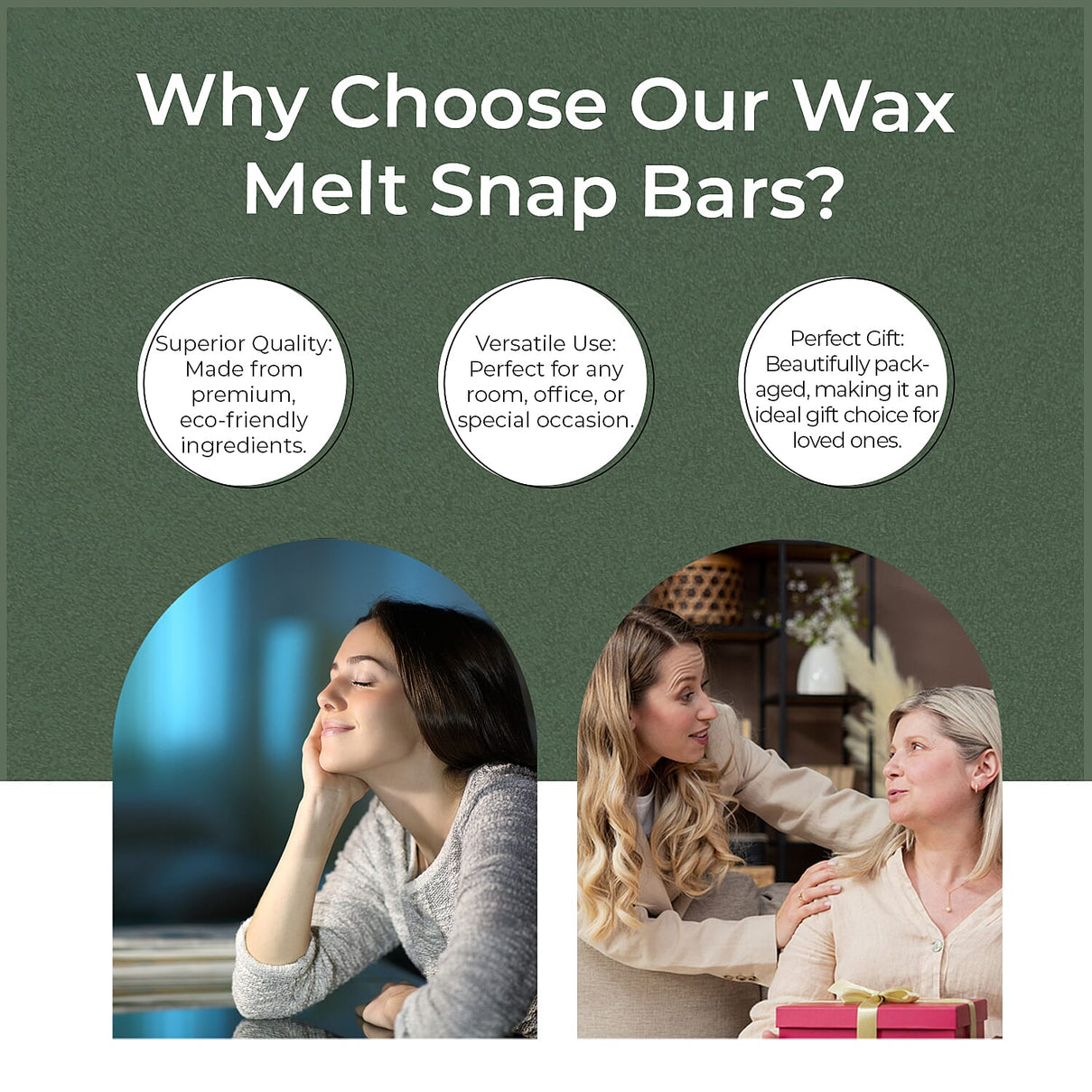 Set of 3 Botanical Wax Melts 7762555 5