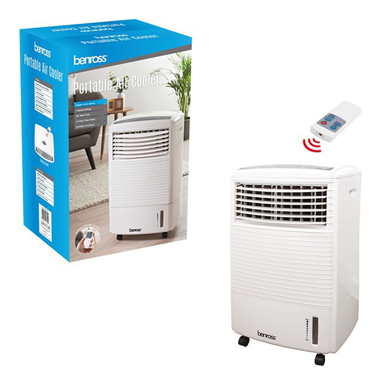 Benross Portable Air Cooler - White 7762973 0