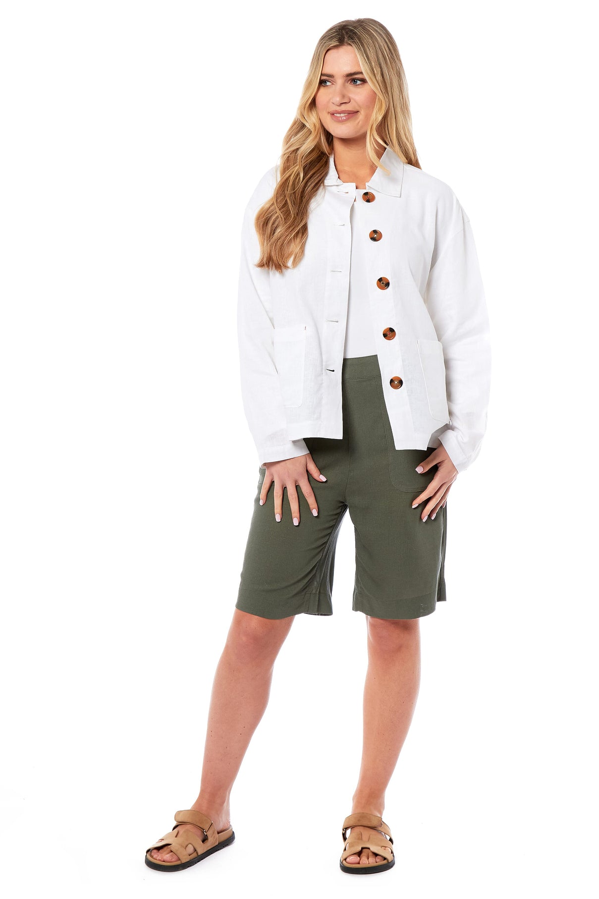 Charlotte West Ladies Linen Jacket 7771230 6
