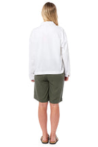 Charlotte West Ladies Linen Jacket (Size 16) - White