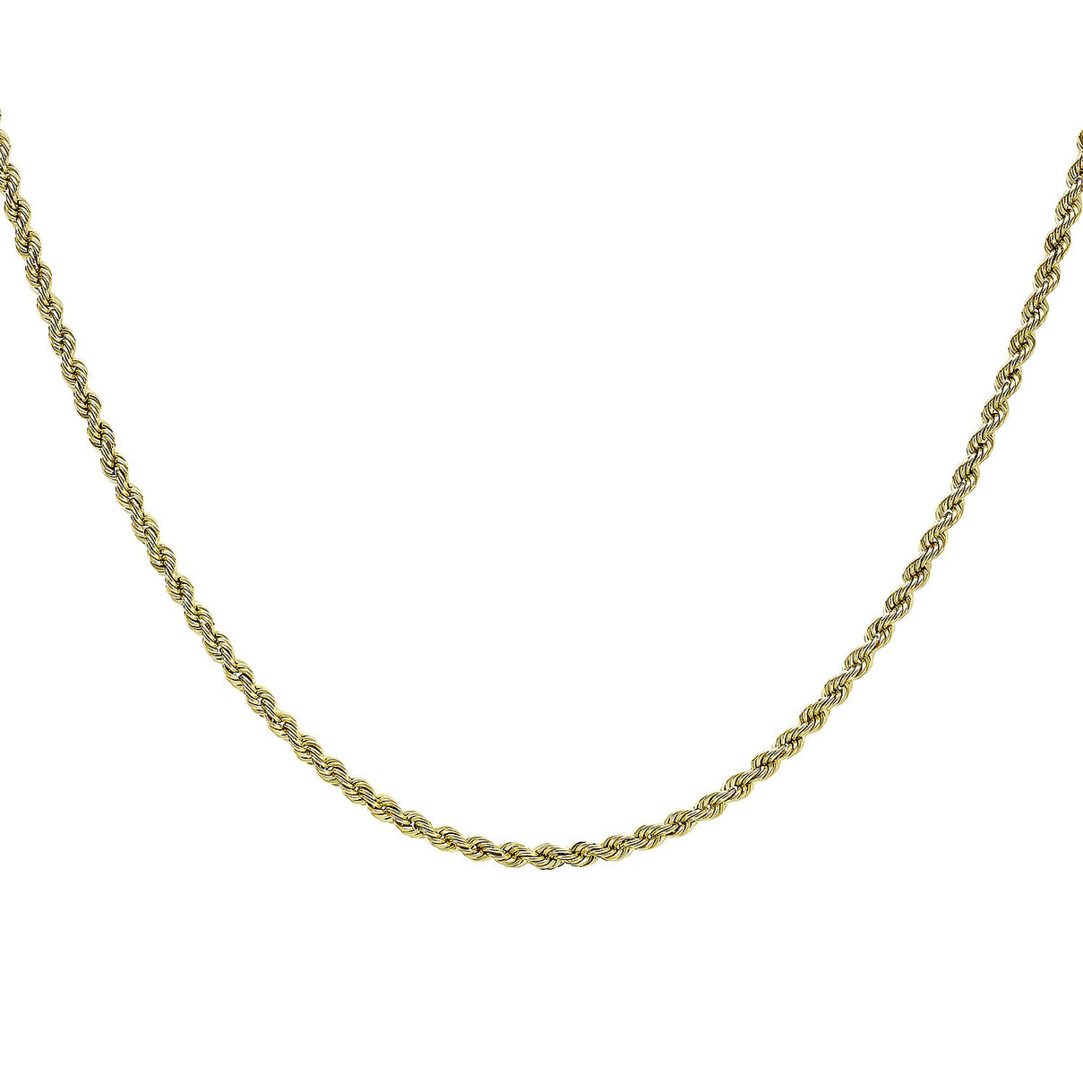9K Yellow Gold 5.7 MM Rope Chain With Spring Ring Clasp 28 Inch Polished 7777986 3
