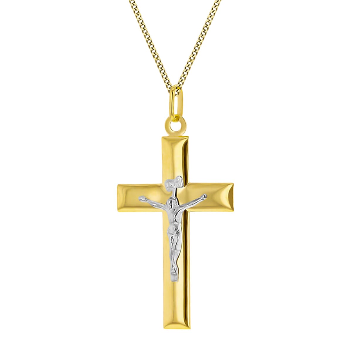 Hatton Garden Close Out Deal - 9K Yellow Gold Crucfix Pendant 7783105 0