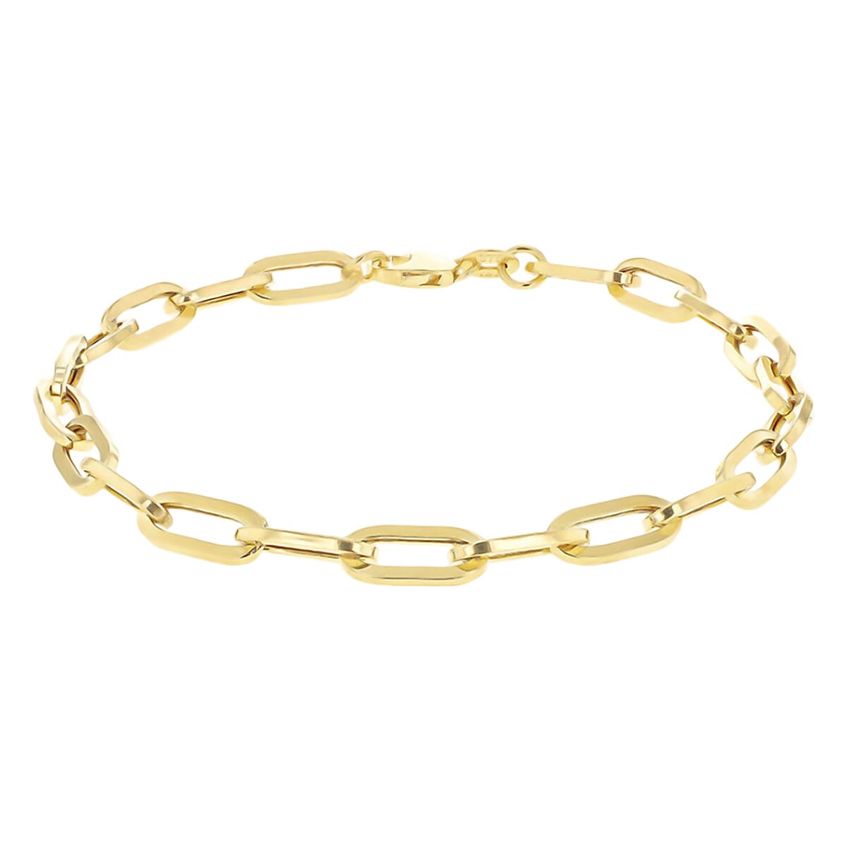 9K Yellow Gold Paperclip Bracelet (Size - 7.5), Gold Wt. 3.7 Gms 7783113 0