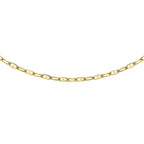 Italian Closeout - 9K Yellow Gold Anchor Necklace (Size - 18)