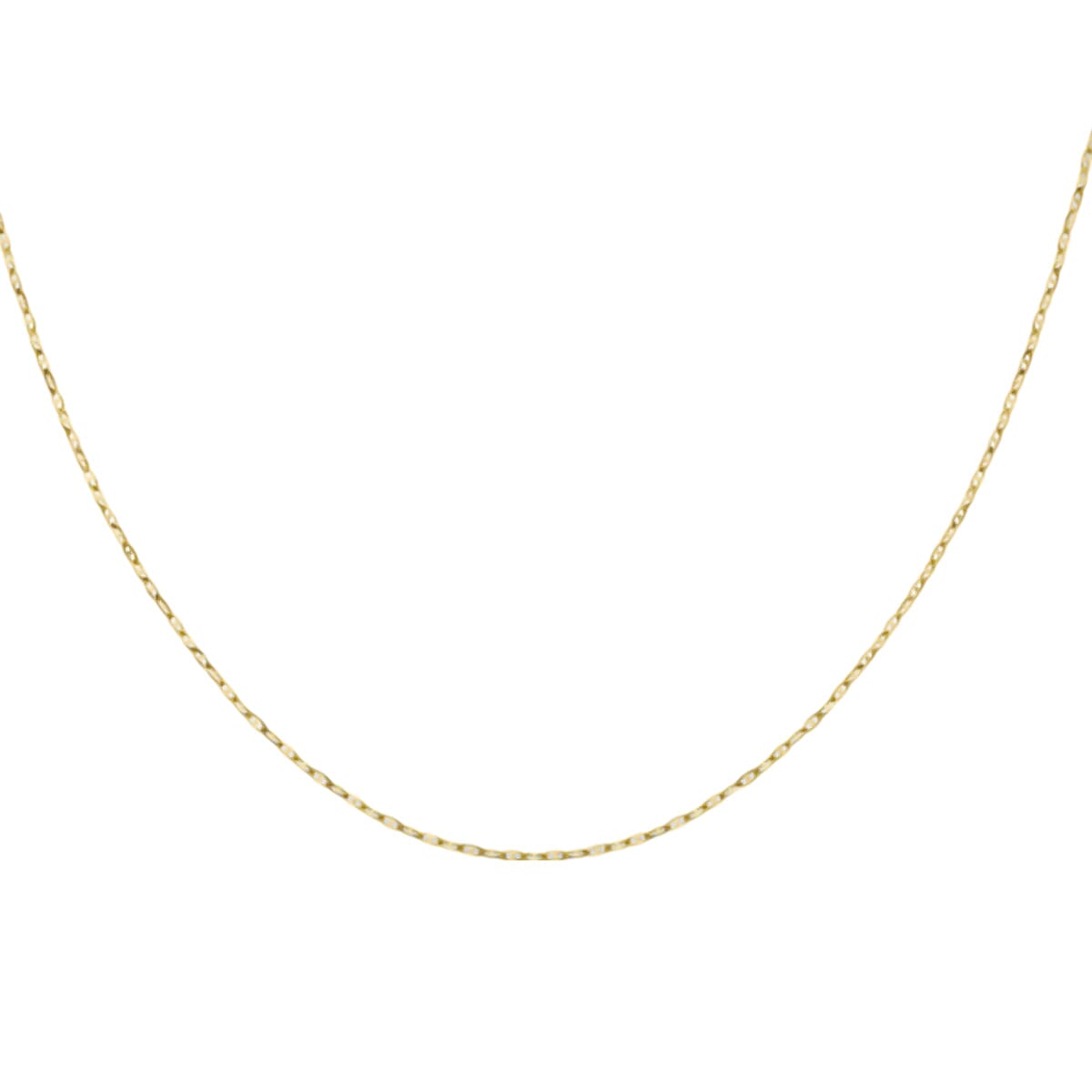 Italian Closeout - 9K Yellow Gold Anchor Necklace (Size - 18) 7783118 1