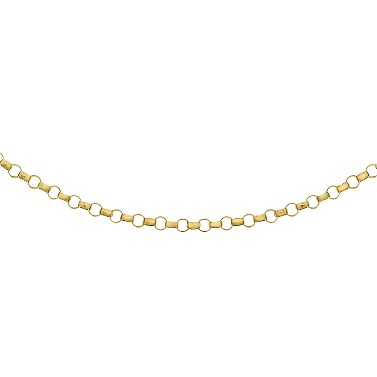 Italian Closeout  - 9K Yellow Gold Belcher Necklace (Size - 18) 7783120 0