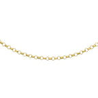 Italian Closeout  - 9K Yellow Gold Belcher Necklace (Size - 18)