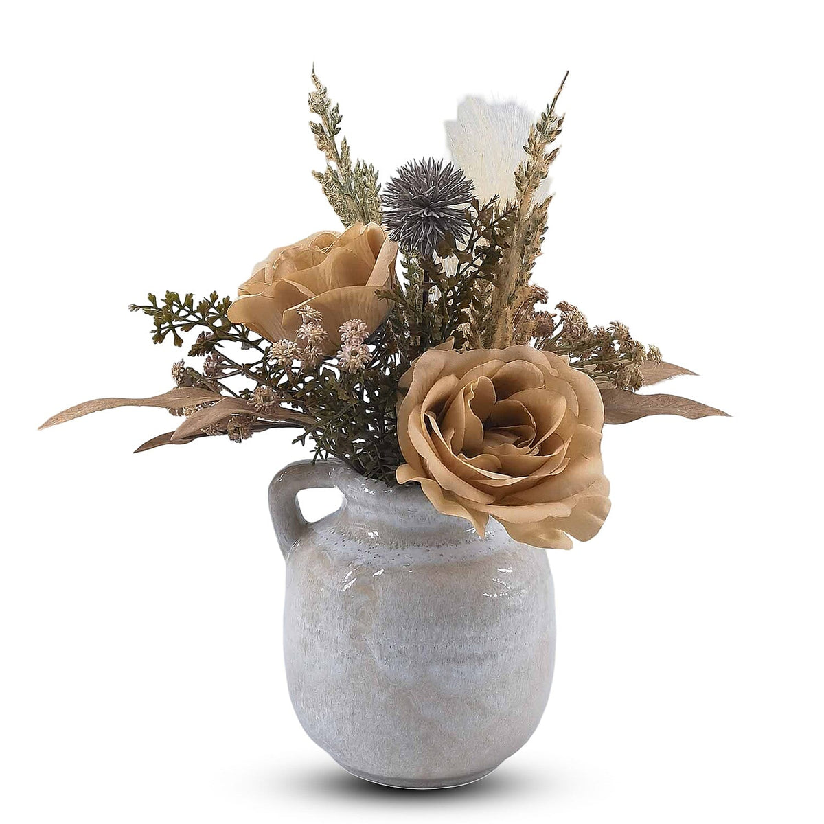 11.8 Inches Fall Rose in Ceramic Jug 7810049 1