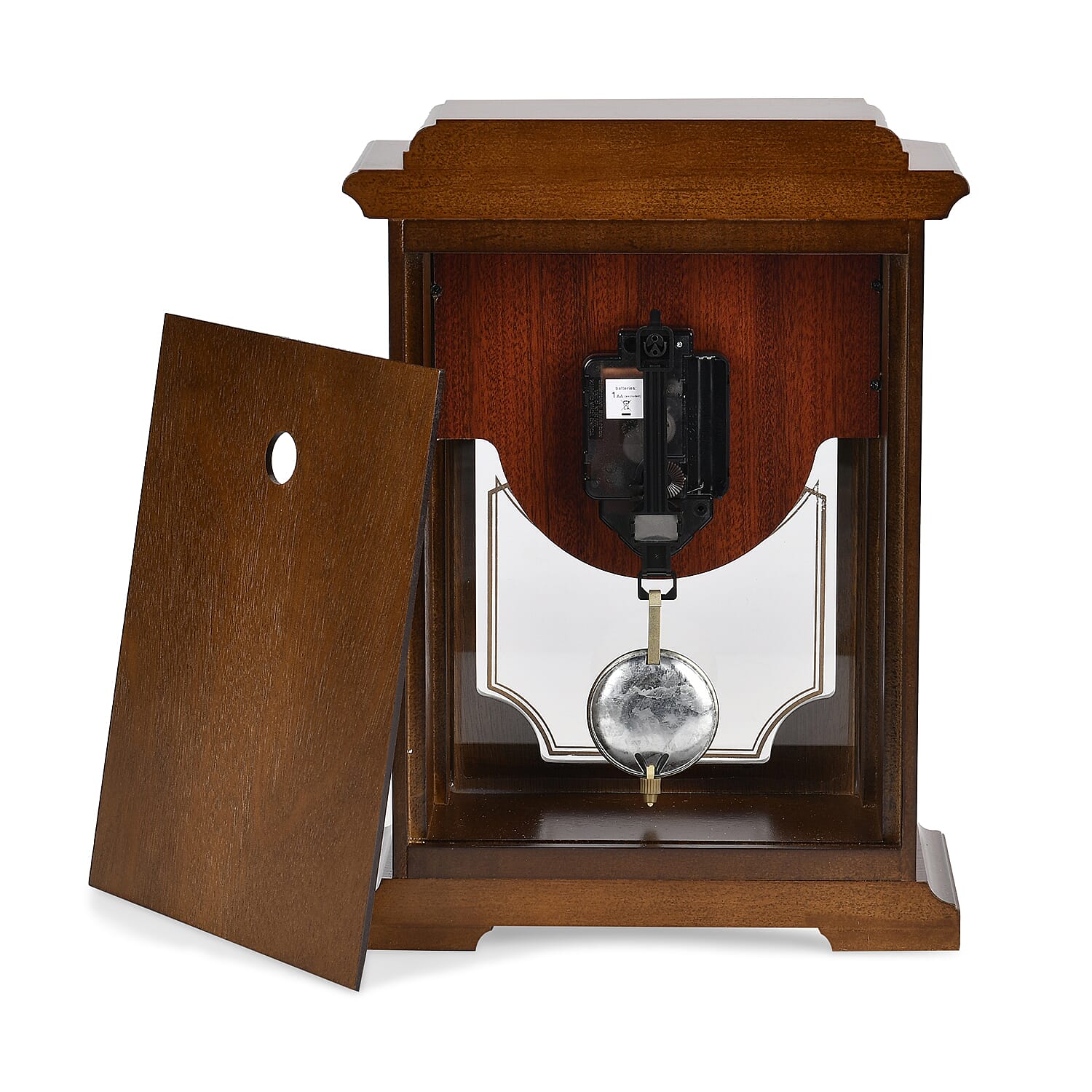 Antique Style Wooden Carriage Table Clock 7814979 3