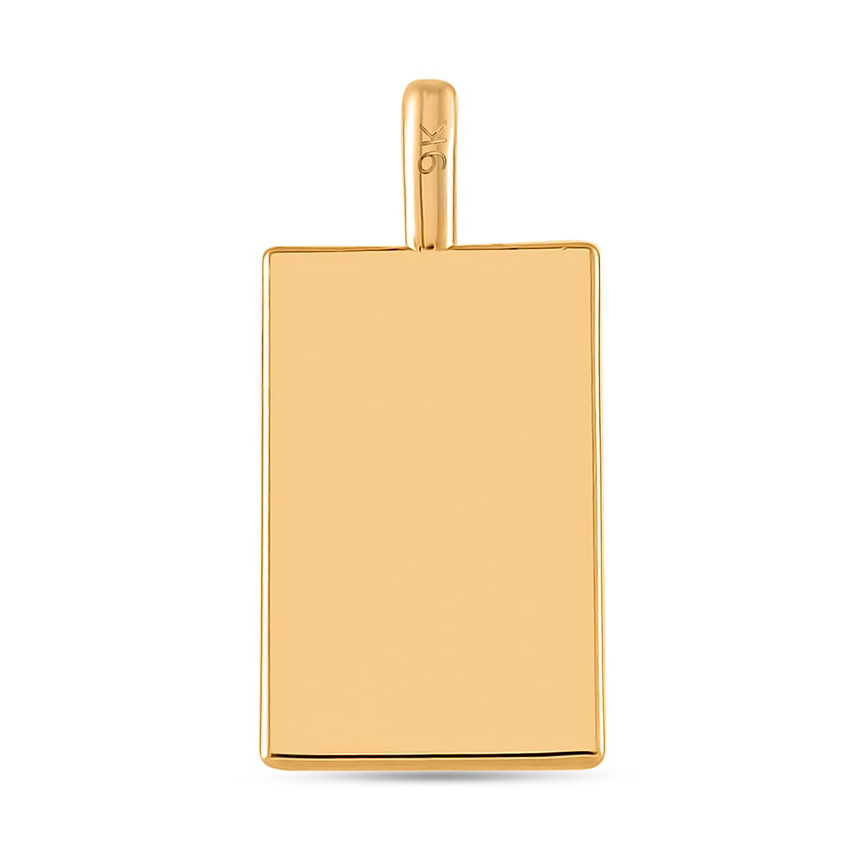 Mega Close Out Deal- 9K Yellow Gold Ingot Bar Pendant 7834175 11