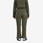 La Marey Two-piece Knitted Loungewear Set (Size 12 to 14) - Olive