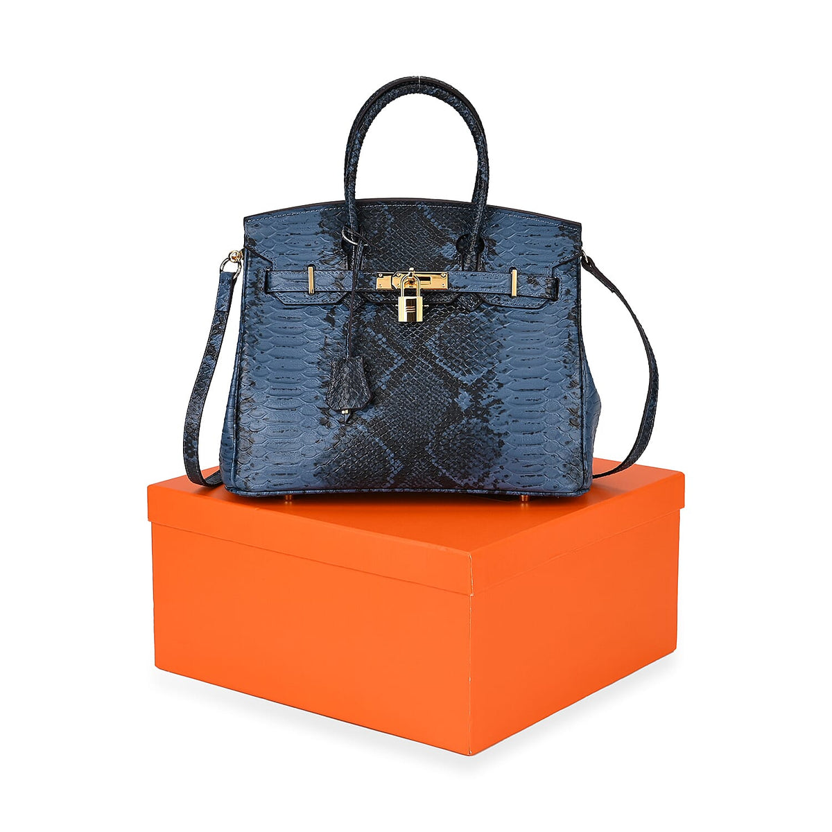 La Marey Leather Snakeskin Crossbody Bag 7890883 12