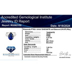 950 Platinum  AAAA  Tanzanite   White Diamond  VS Ring 4.80 pc,  Platinum Wt. 8.45 Gms  4.800  Ct.