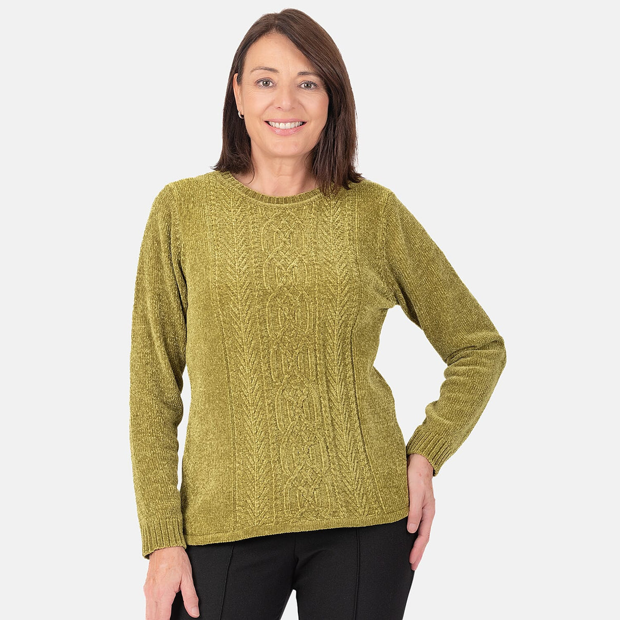 Classic  Jumper - Olive 7949603 1