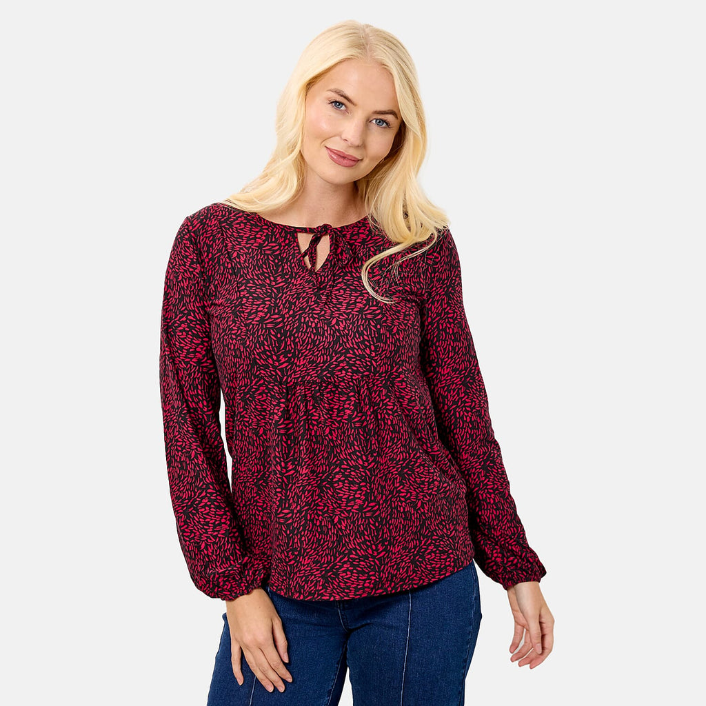 Mudflower Woven Top - Red Bud