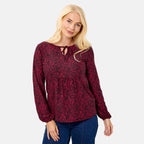 Mudflower Woven Top - Red Bud