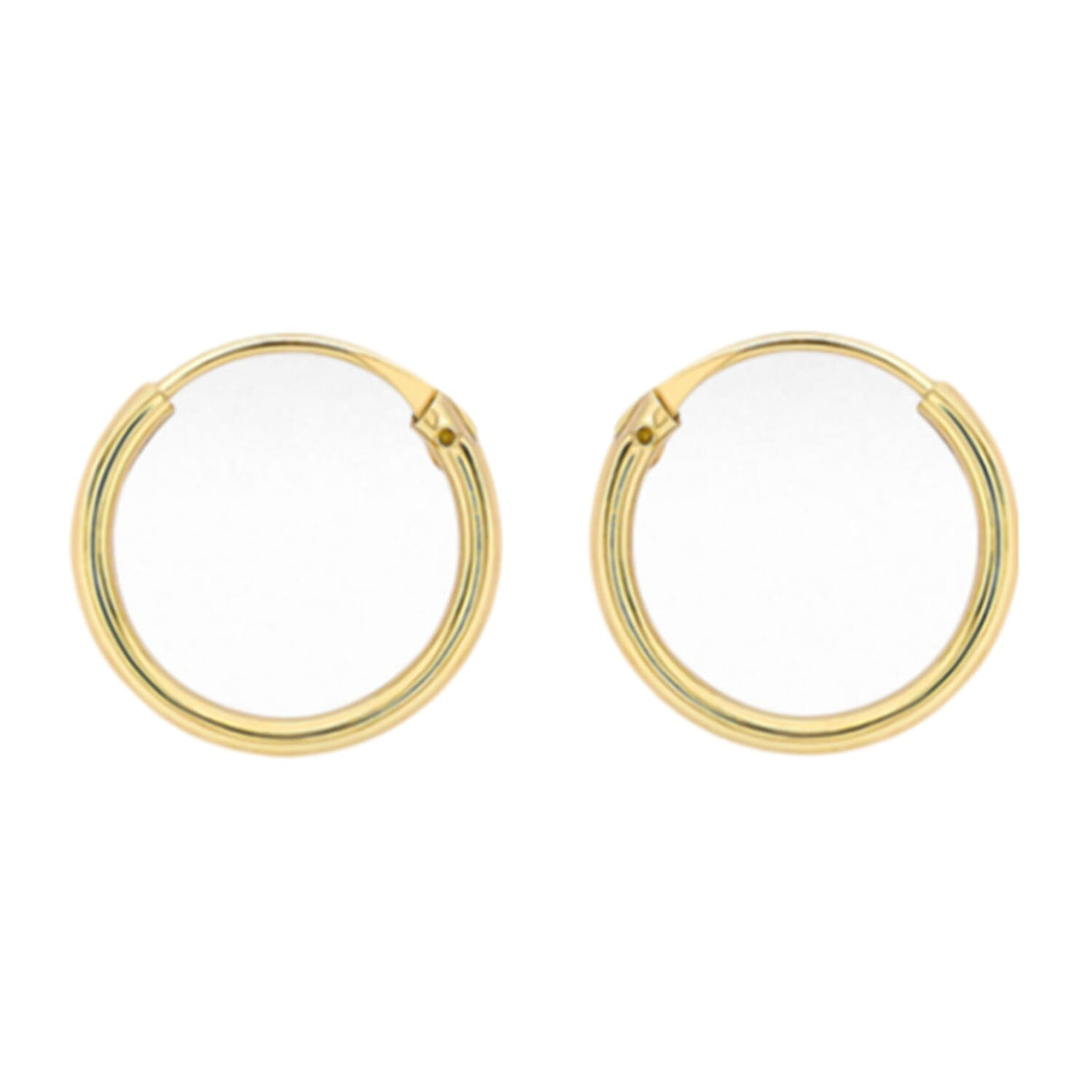 9K Yellow Gold Hoop Earring 8018955 0
