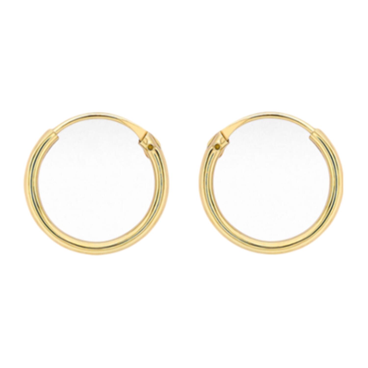9K Yellow Gold Hoop Earring 8018955 0