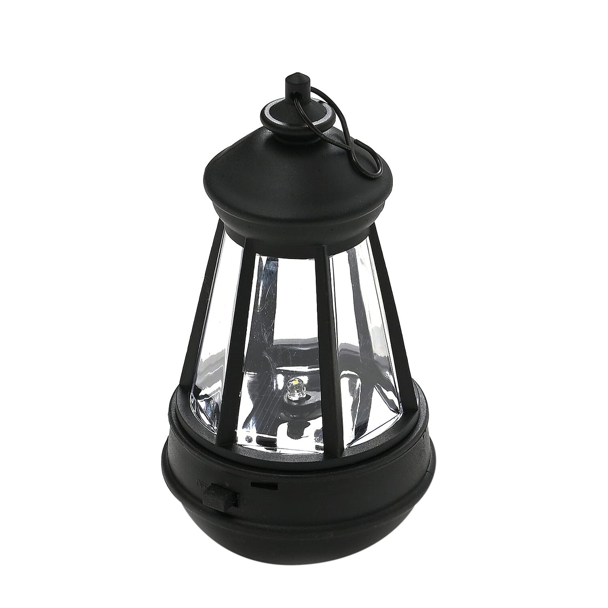 Decorative Solar Powered Angel Garden Decor Warm &amp; White Light - Black 8035161 7