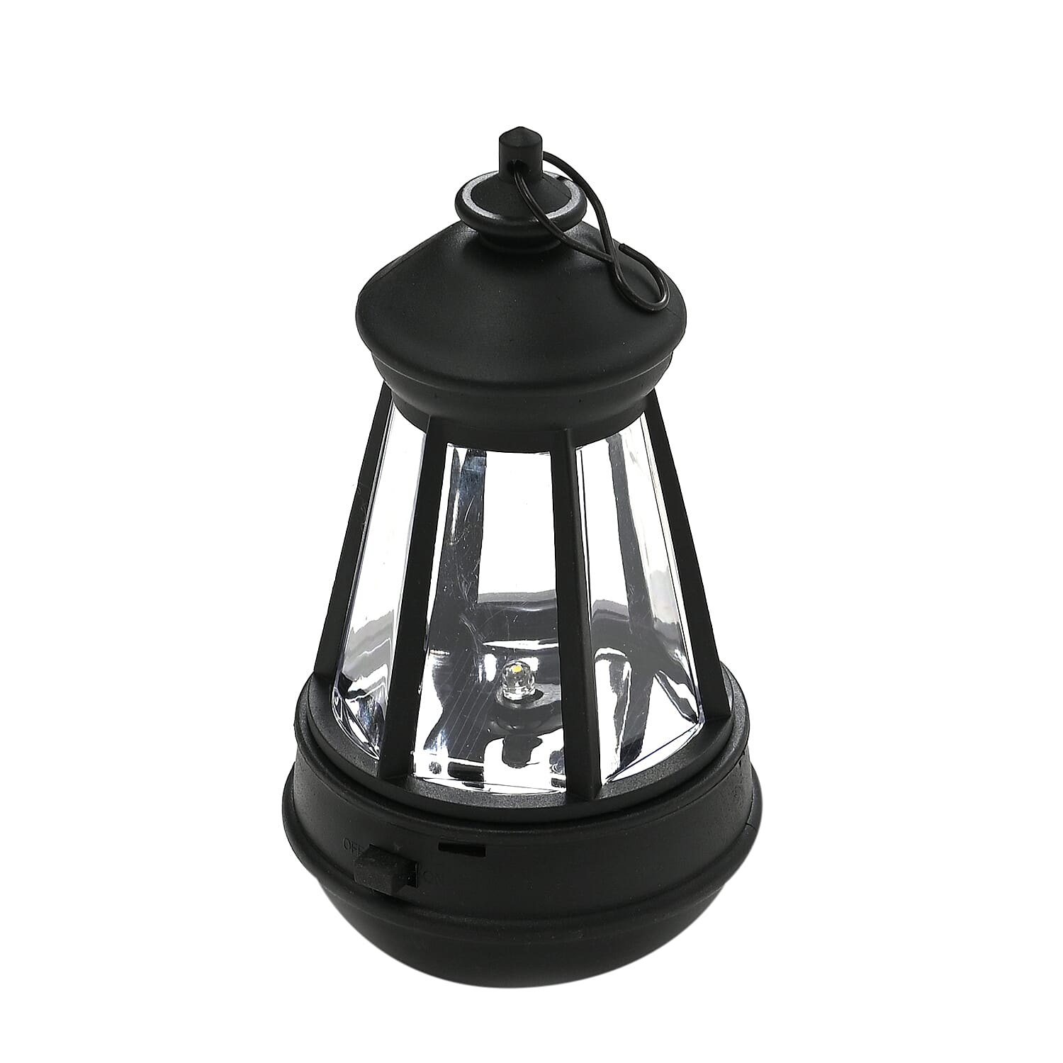 Decorative Solar Powered Angel Garden Decor Warm &amp; White Light - Black 8035161 7