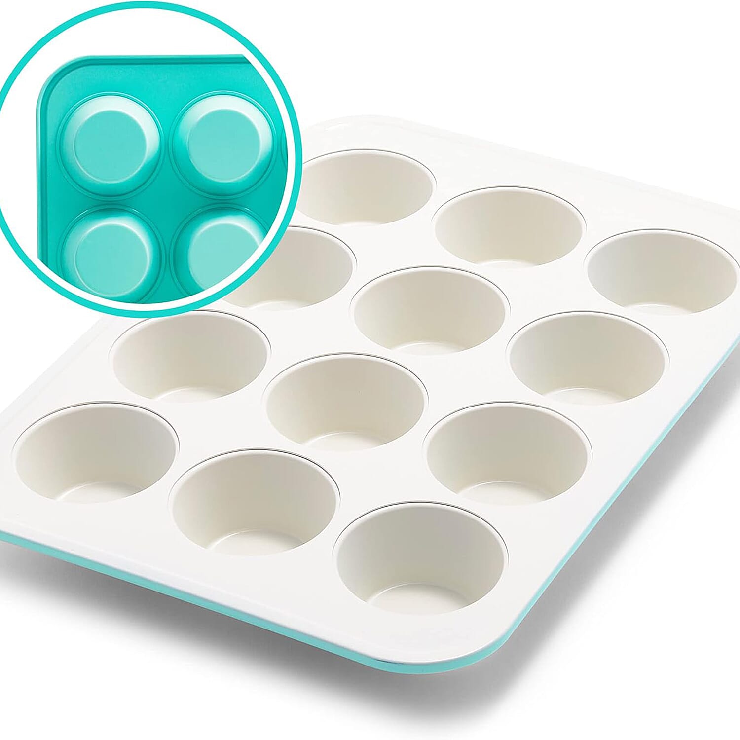 Ceramic Non Stick Baking Tray - Oven, Freezer and Dishwasher  Safe, Light Blue 8042418 0
