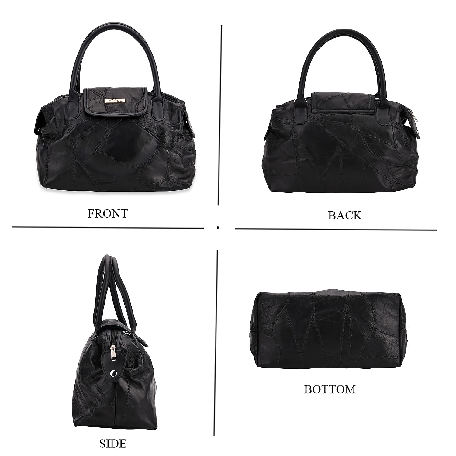 Crossbody Bag (Size - One Size) - Black &amp; Black 8087891 3