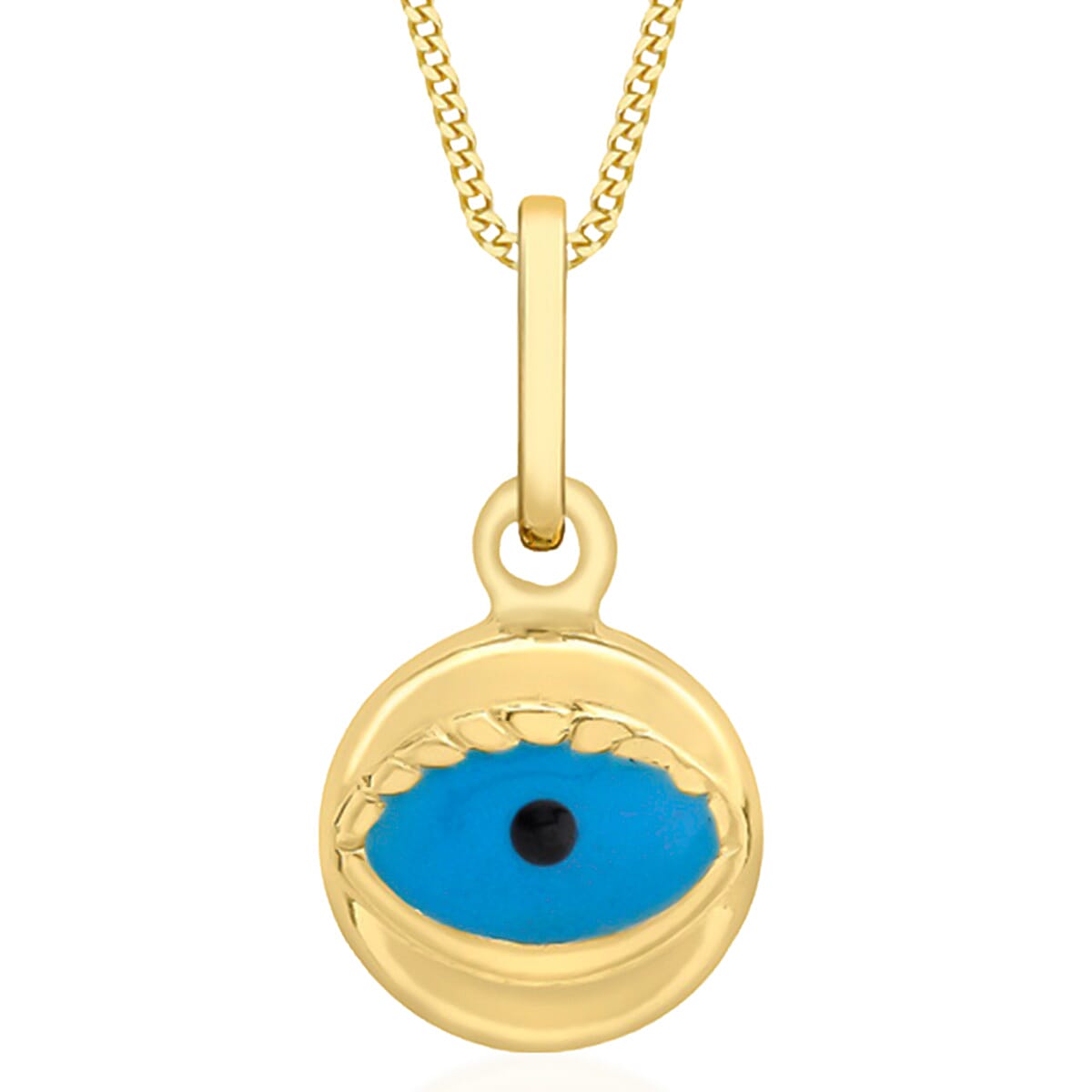 Close Out Deal - 9K Yellow Gold Evil Eye Pendant 8114990 0