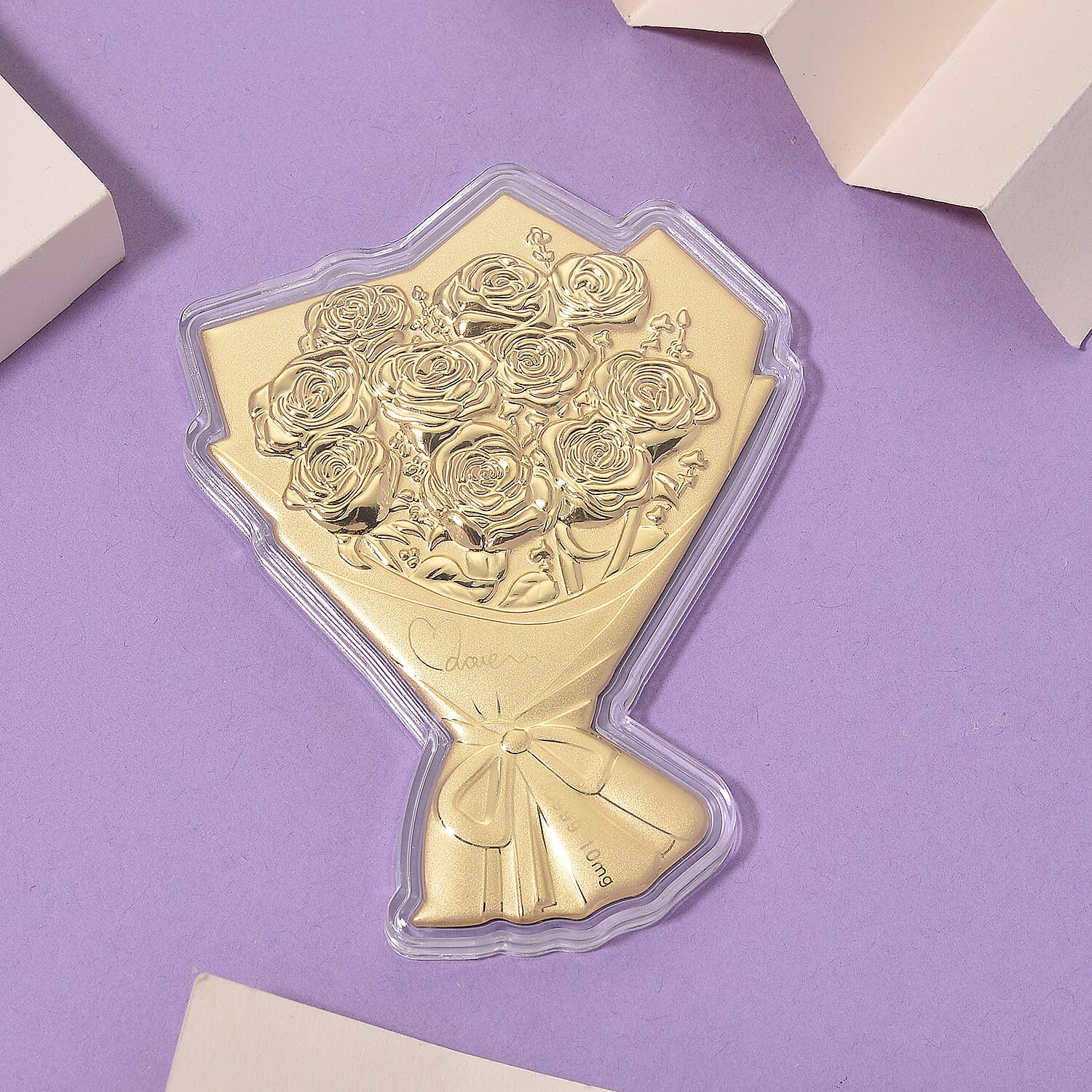 24K Gold (99.9% Purity) Bouquet Collectable - The Golden Bouquet of Endless Affection 8163344 2