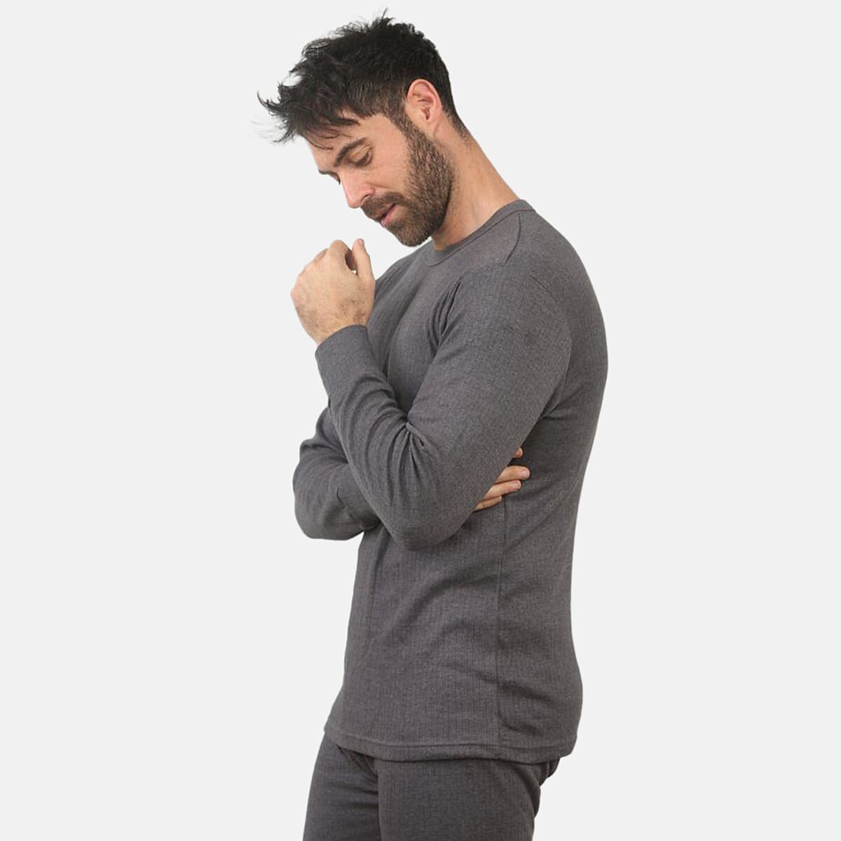 Heat Machine Long Sleeve Top (Size M) - Charcoal V32551171 1