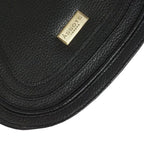 Assots 'Carmel' Limited Edition Soft Pebble Genuine Leather Crossbody Bag - Black