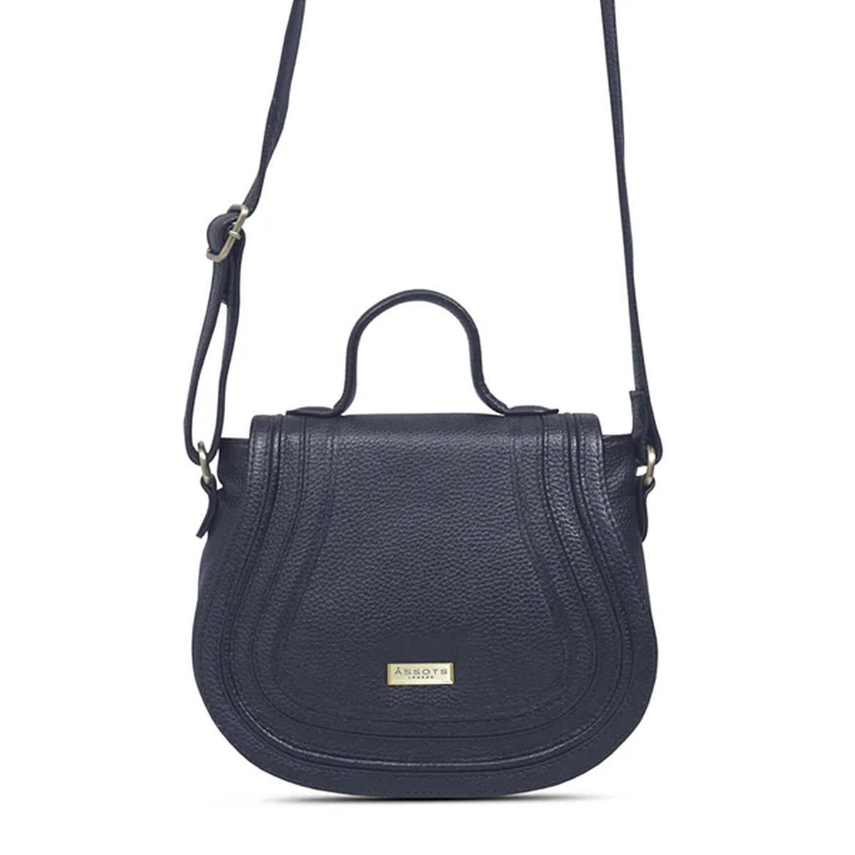 Assots 'Carmel' Limited Edition Soft Pebble Genuine Leather Crossbody Bag V32517987 0