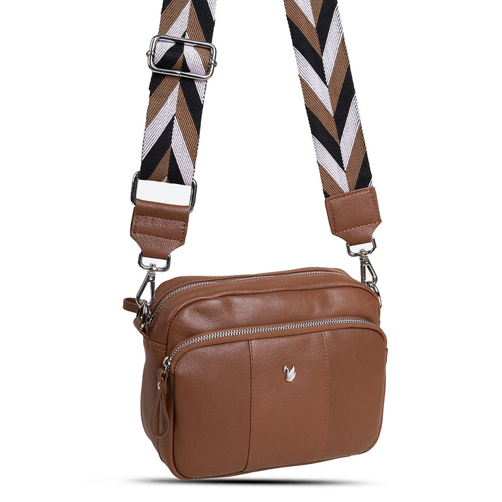 Assots 'Kew' Soft Nappa Genuine Leather Crossbody Bag 8501583 1