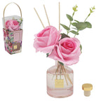 Peony and Freesia Reed Diffuser with Faux Flower Gift Set