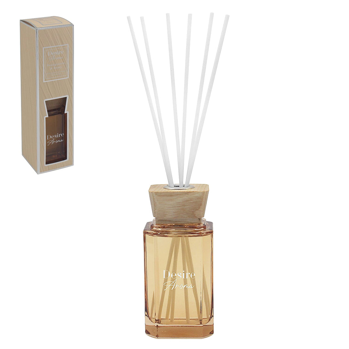 Pomegranate &amp; Peony Luxury Reed Diffuser (200ml) - Yellow 8447501 0