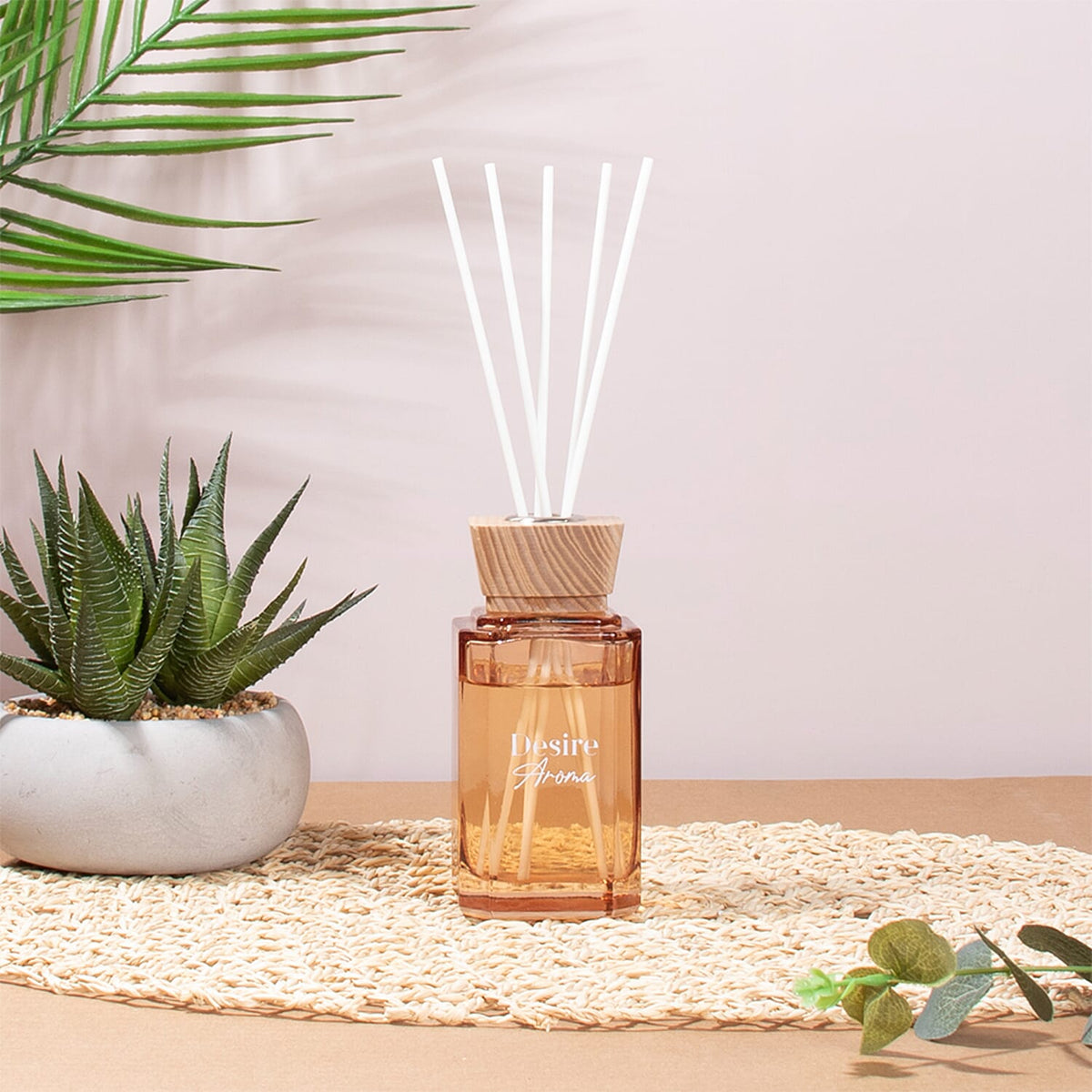 Pomegranate &amp; Peony Luxury Reed Diffuser (200ml) - Yellow 8447501 1