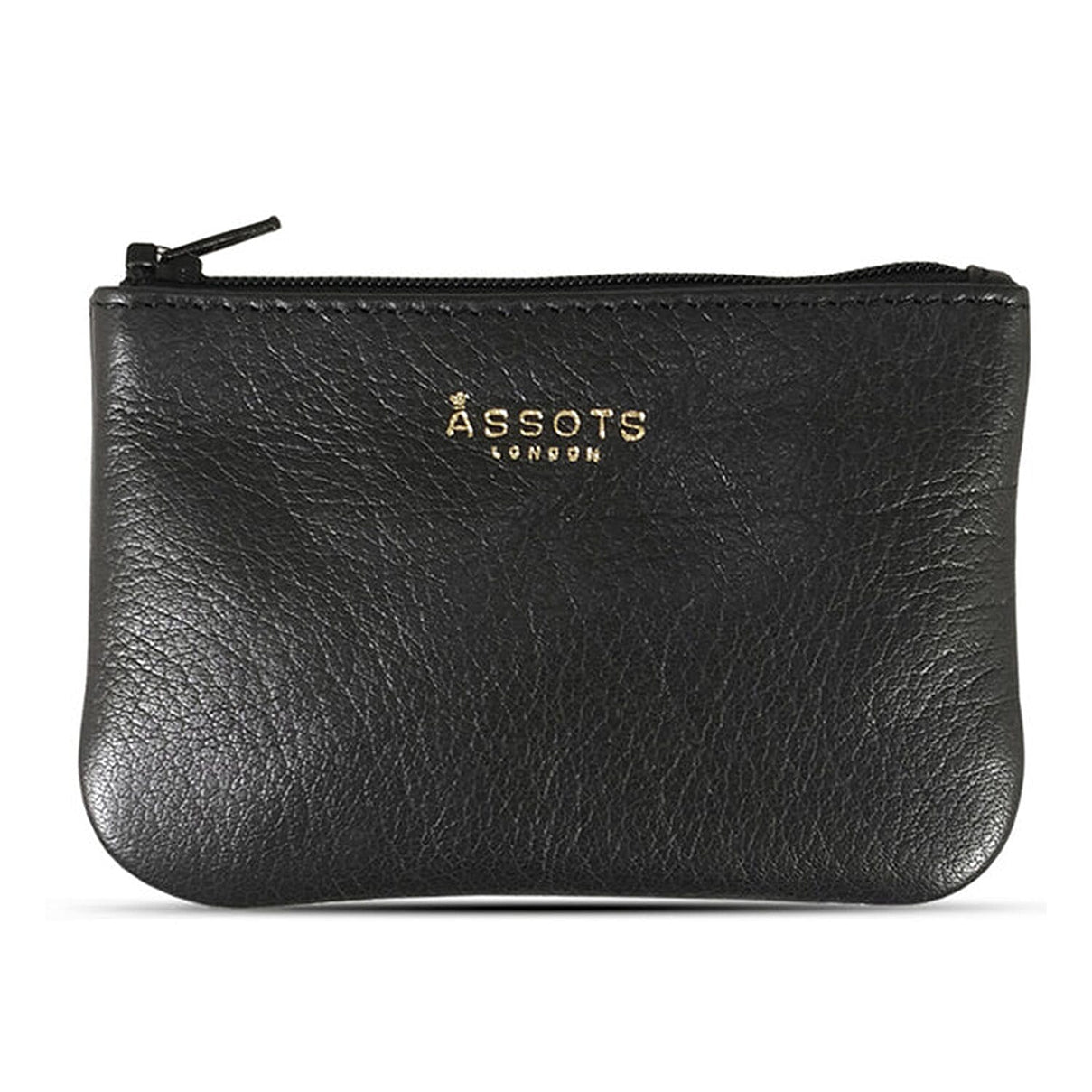 Assots 'Poppy' Handcrafted Genuine Leather Coin Pouch - Black V32513193 0