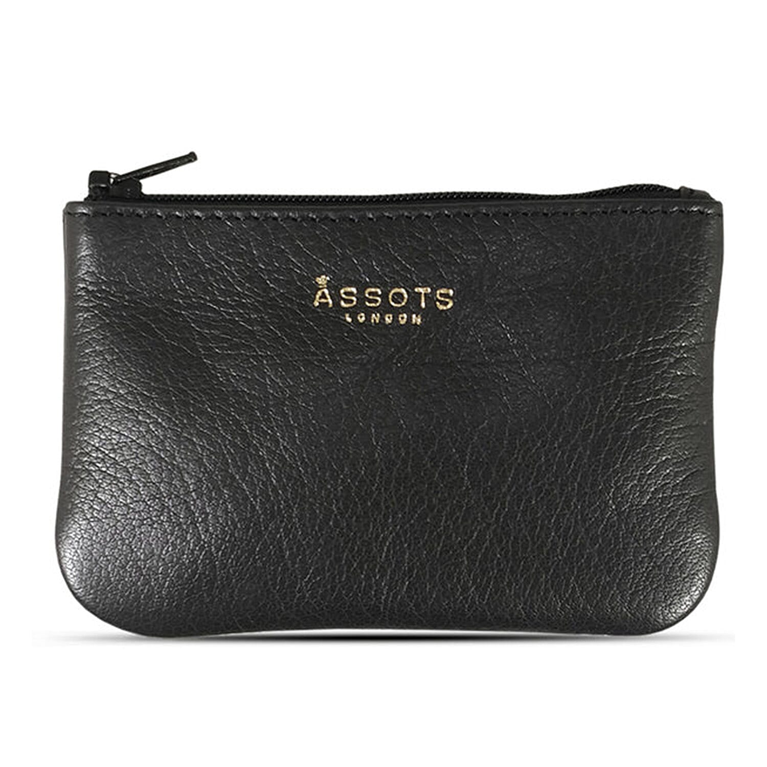 Assots 'Poppy' Handcrafted Genuine Leather Coin Pouch - Black V32513193 0