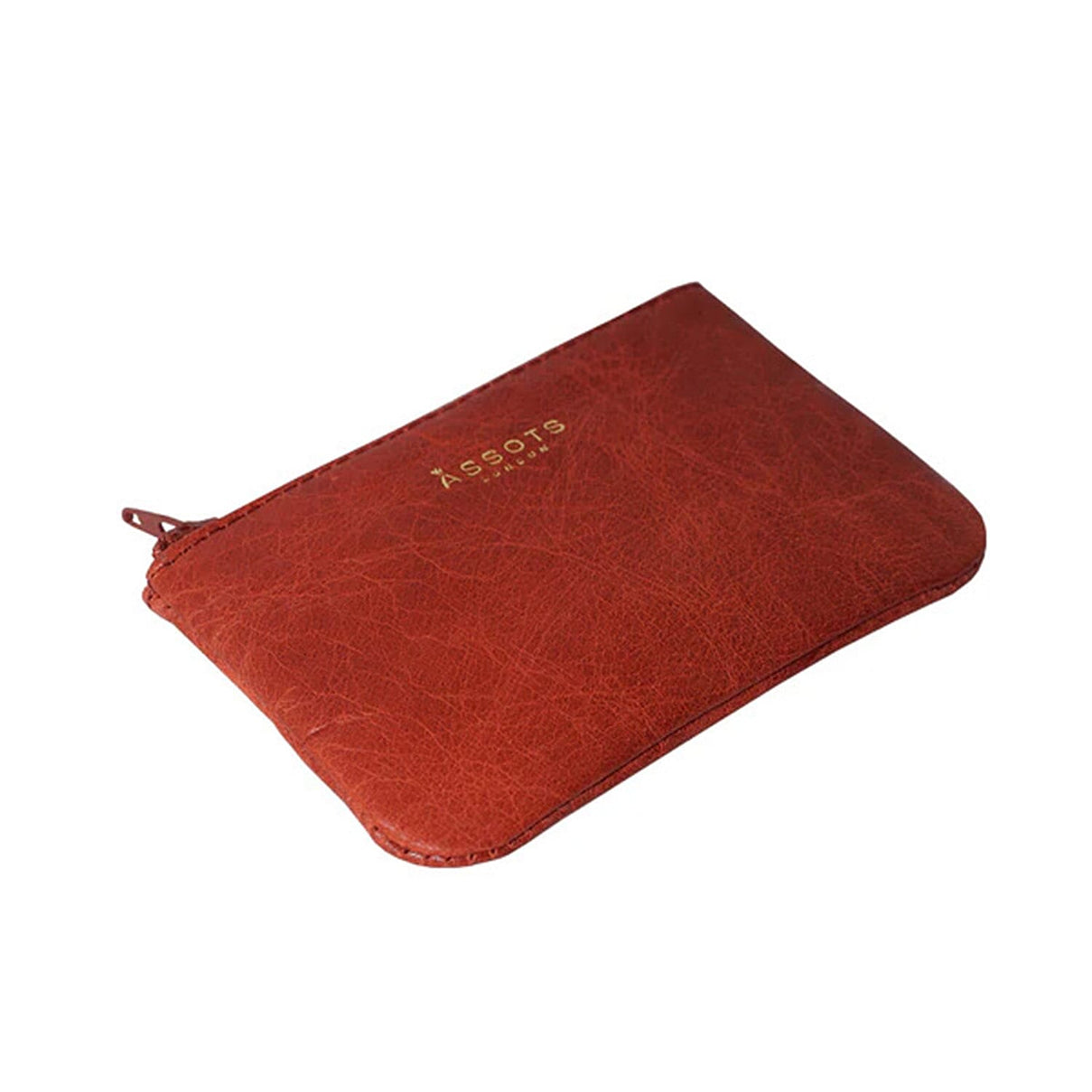 Assots 'Poppy' Handcrafted Genuine Leather Coin Pouch - Red V32512931 3