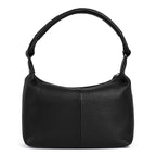 Assots 'City Bag' Soft Pebble Genuine Leather Shoulder Bag - Black