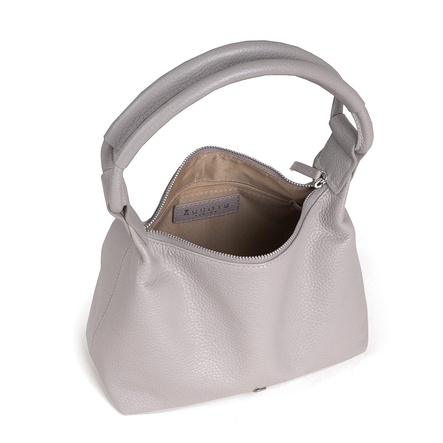 Assots 'City Bag' Soft Pebble Genuine Leather Shoulder Bag 8501597 3