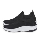 Negroni Ladies Lightweight Slip On Leisure Shoe With Decorative Diamantes (Size 4) - Black