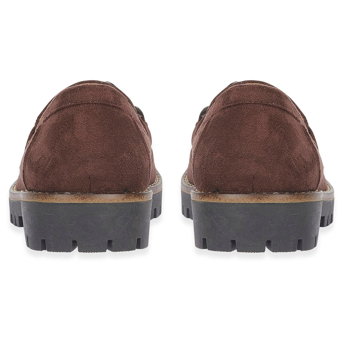 Faux Suede Adeline Loafers (Size 4) - Chocolate Brown 8419363 2
