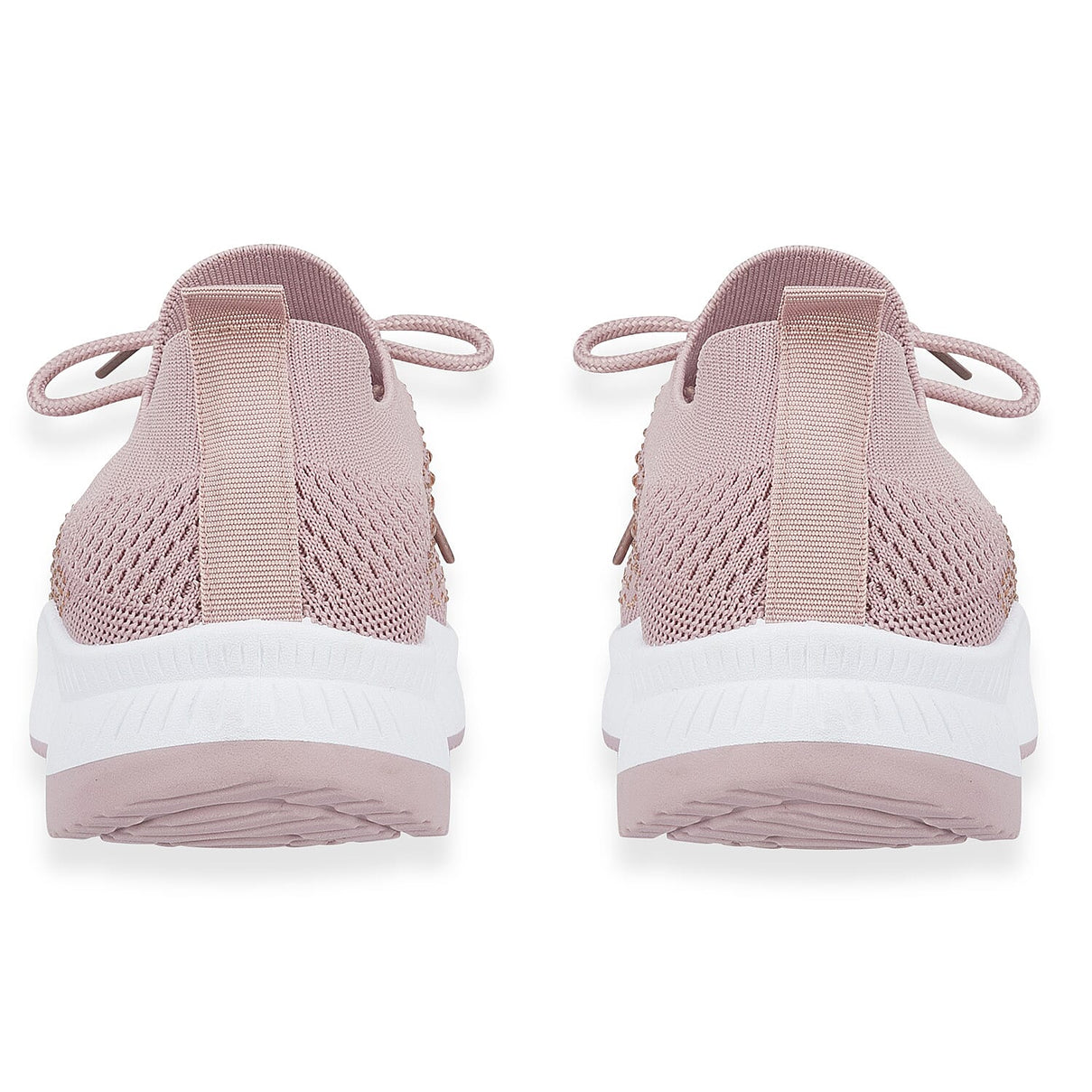 Calypso Light Weight Lace Up Trainer With Diamante Detailing (Size 4) - Pink 8419513 2