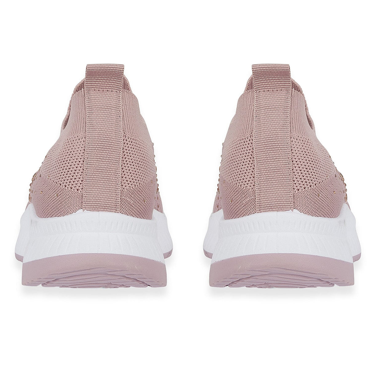 Negroni Ladies Lightweight Slip On Leisure Shoe With Decorative Diamantes (Size 4) - Pink V32516611 2