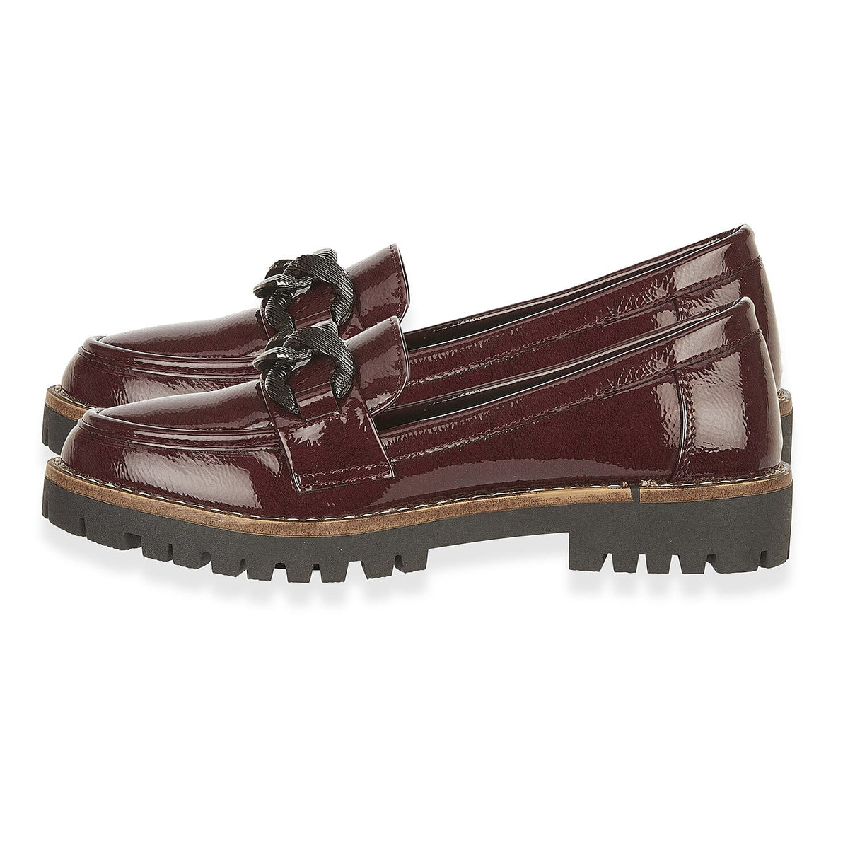 Faux Suede Adeline Loafers (Size 5) - Burgundy 8419369 1