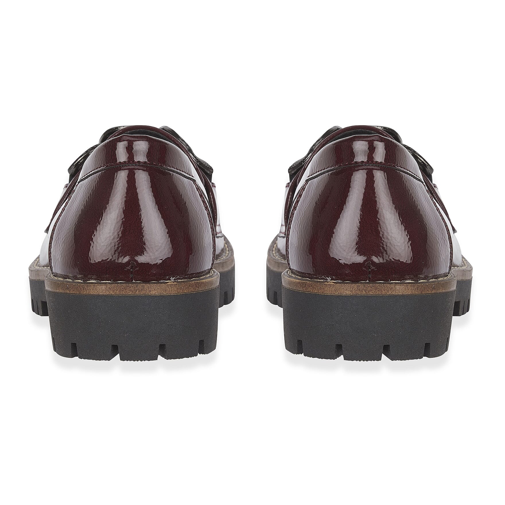 Faux Suede Adeline Loafers (Size 5) - Burgundy 8419369 2