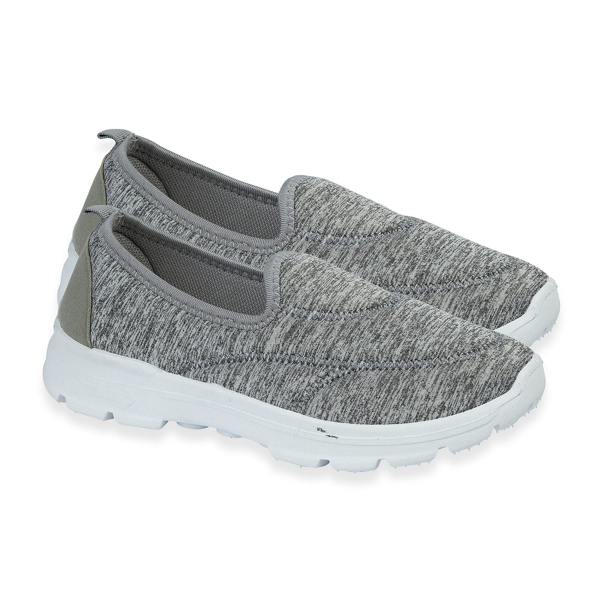 Ladies Georgia Lightweight Slip-On Trainers (Size 5) - Grey V32514269 1